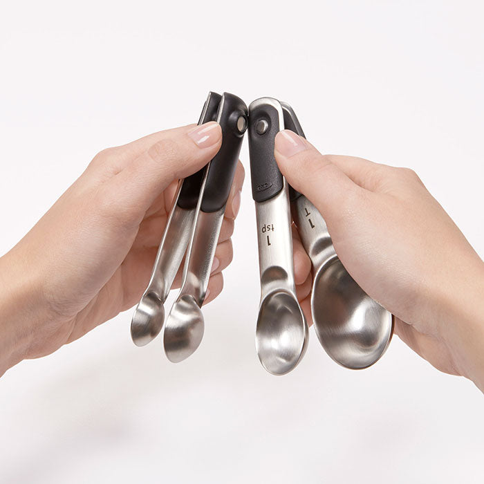 OXO22 OXO GG 4 PC STAINLESS STEEL MEASURING SPOONS - MAGNETS