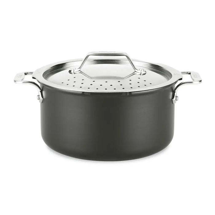 6 Quart Stainless Steel Stock Pot with Strainer Glass Lid,6 Qt Soup Pot  Multi