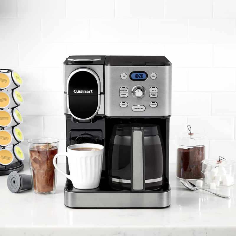 Cuisinart - Coffee Center 12 Cup coffeemaker and Single-Serve Brewer -  Mills & Co