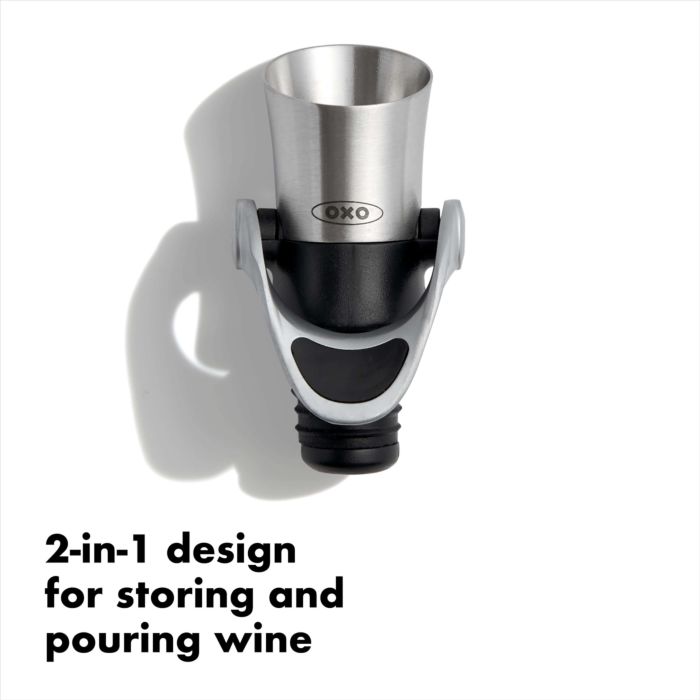 OXO SteeL Expanding Wine Stoppers, 2 Count