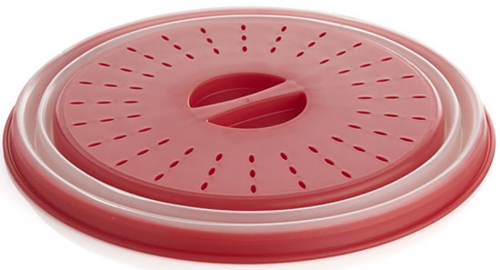 Tovolo 3pk Silicone Collapsible Microwave Food Cover Red : Target