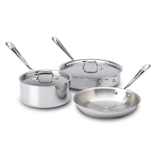 All-Clad D3 Stainless Steel 10 Piece Cookware Set — KitchenKapers