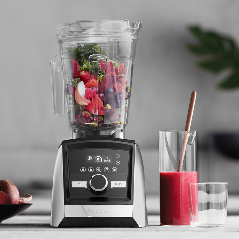 Vitamix Ascent A3500 Brushed Stainless Metal Blender